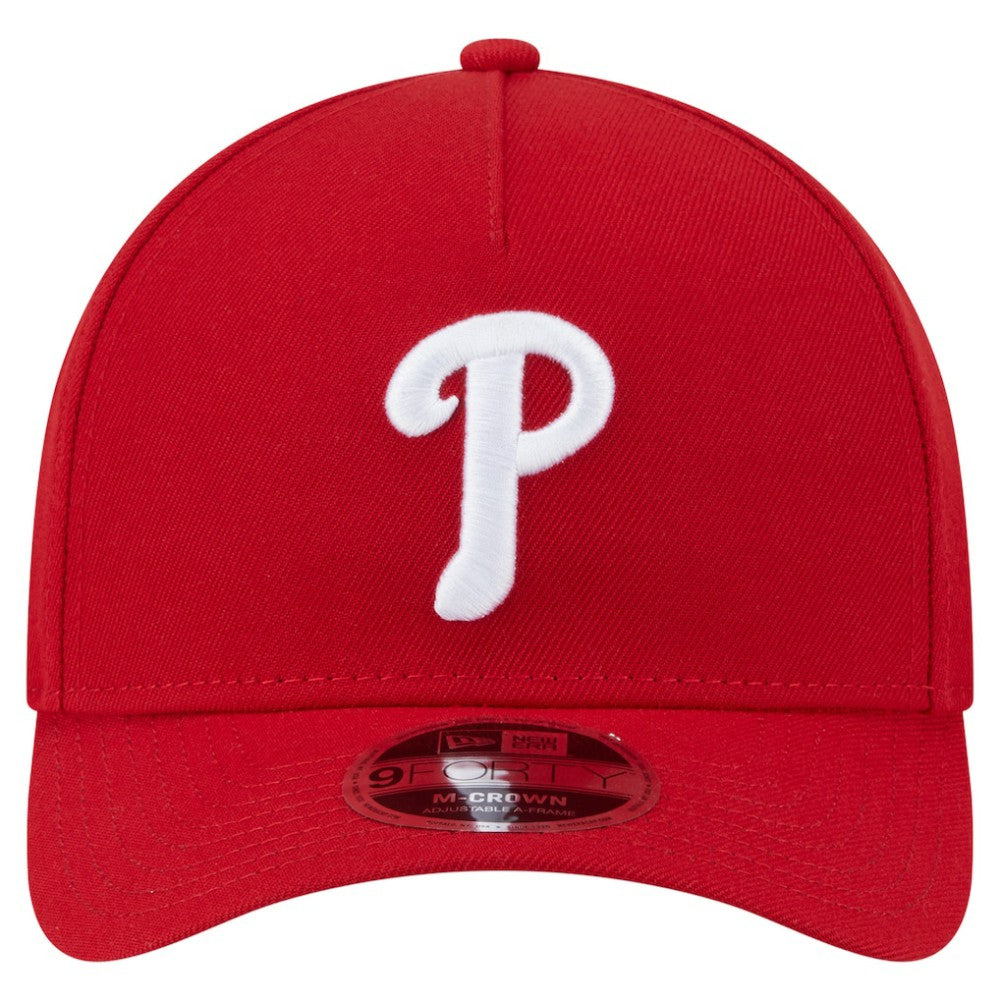 Philadelphia Phillies 9FORTY M-Crown Adjustable Hat Red | New Era