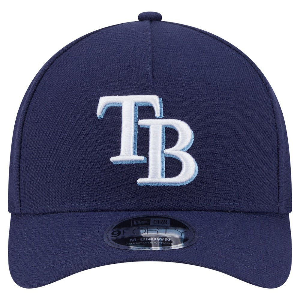 Tampa Bay Rays 9FORTY M-Crown Adjustable Hat Navy | New Era