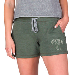 Cleveland Guardians Concepts Sport Women's Mainstream French Terry Tri-Blend Shorts Green