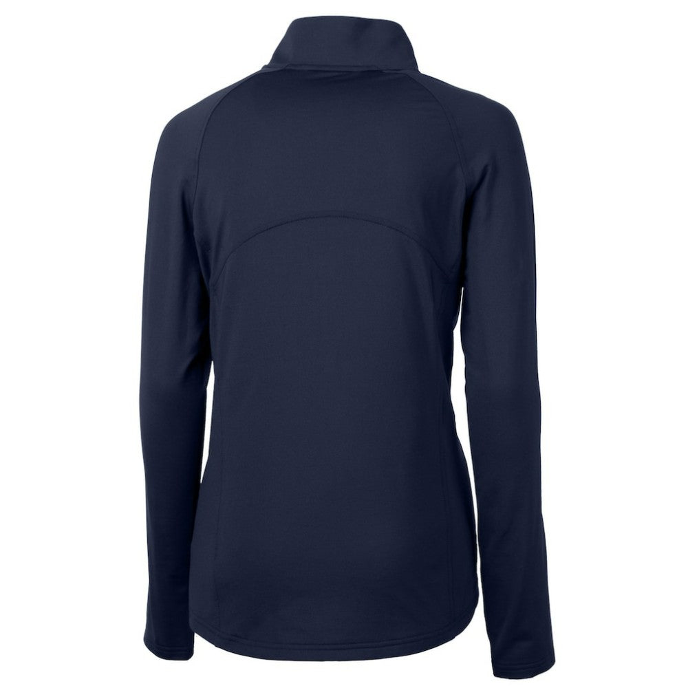 St. Louis Cardinals Cutter & Buck Women's Adapt Eco Knit Stretch Recycled Half-Zip DryTec Top Navy