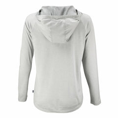 Minnesota Twins Cutter & Buck Women's Coastline Epic Comfort Eco Recycled Raglan Long Sleeve Hoodie T-Shirt Gray
