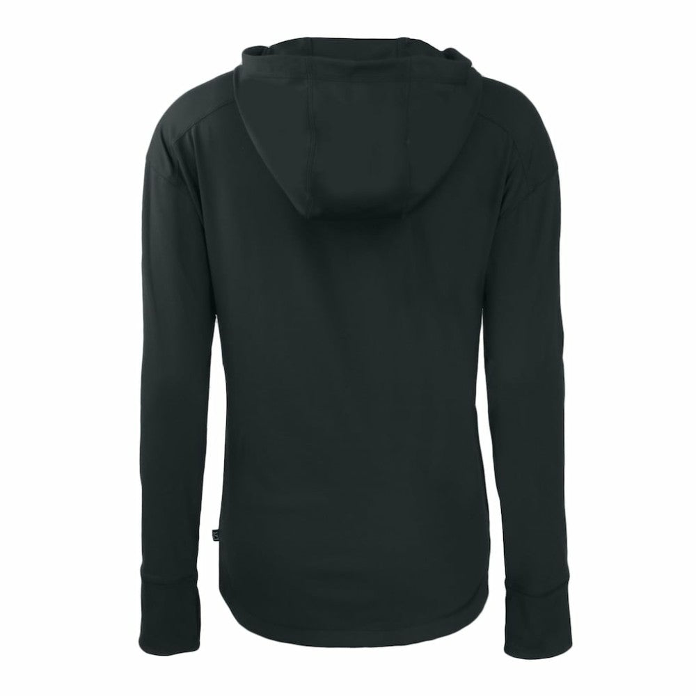 Detroit Tigers Cutter & Buck Women's Daybreak Eco Recycled Full-Zip Hoodie Black