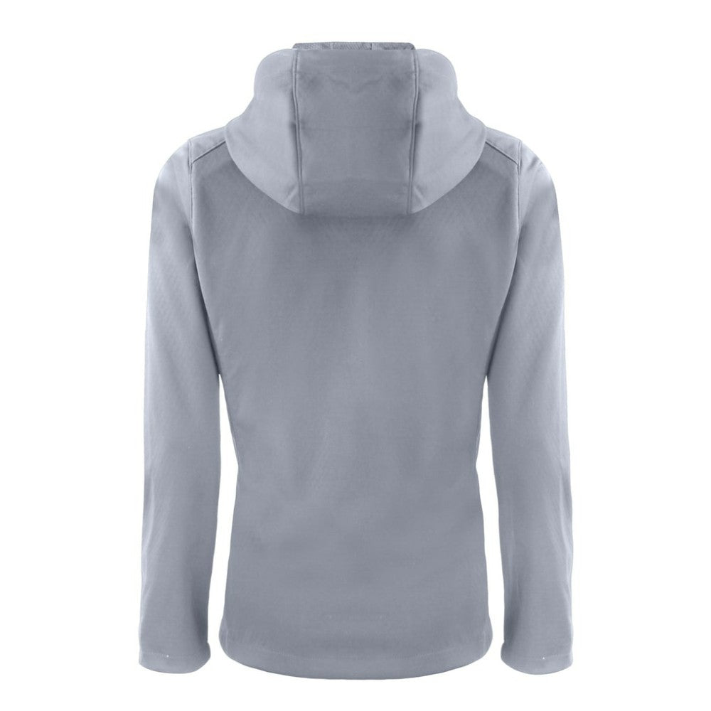 Minnesota Twins Cutter & Buck Women's Evoke Eco Softshell Recycled Full-Zip Hoodie Jacket Gray