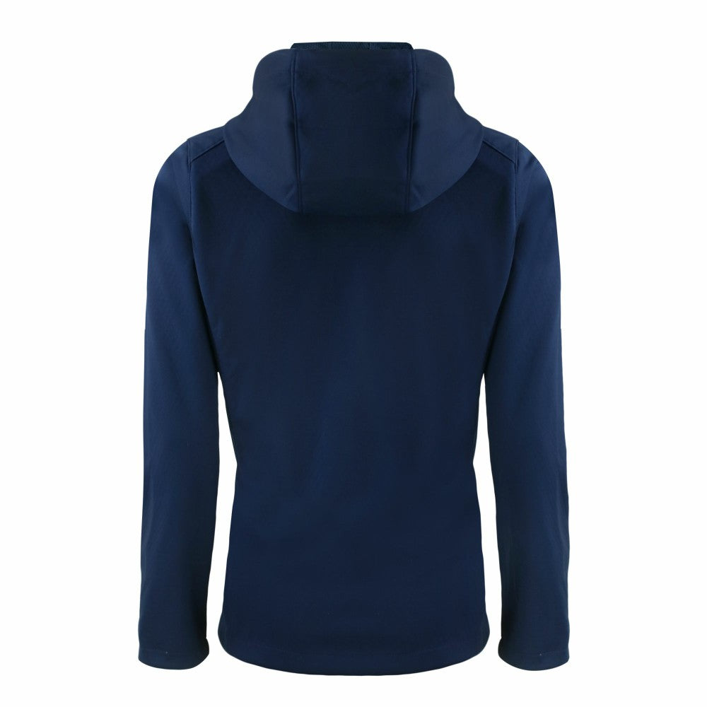 New York Mets Cutter & Buck Women's Evoke Eco Softshell Recycled Full-Zip Hoodie Jacket Navy