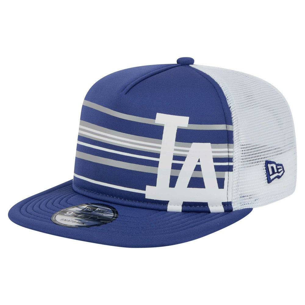 Los Angeles Dodgers 9FIFTY A-Frame Trucker Snapback Hat Royal | New Era