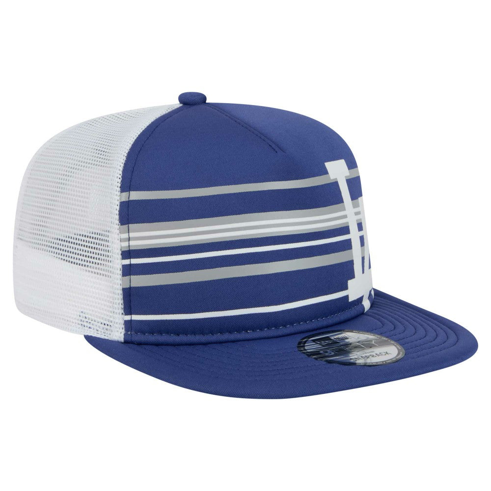 Los Angeles Dodgers 9FIFTY A-Frame Trucker Snapback Hat Royal | New Era
