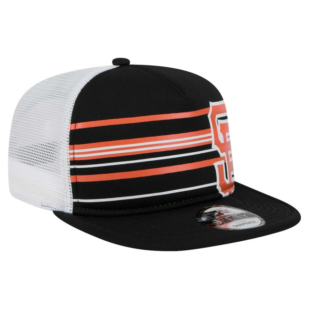 San Francisco Giants 9FIFTY A-Frame Trucker Snapback Hat Black | New Era