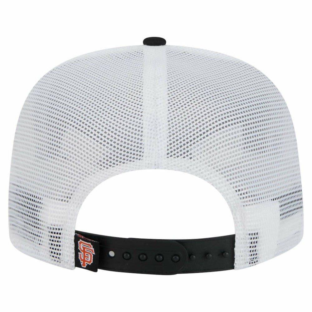 San Francisco Giants 9FIFTY A-Frame Trucker Snapback Hat Black | New Era