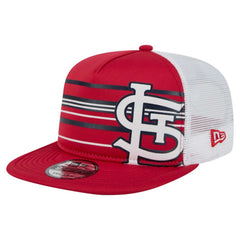 St. Louis Cardinals 9FIFTY A-Frame Trucker Snapback Hat Red | New Era