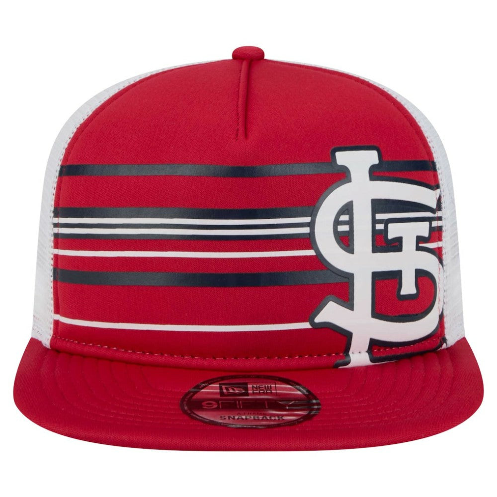 St. Louis Cardinals 9FIFTY A-Frame Trucker Snapback Hat Red | New Era