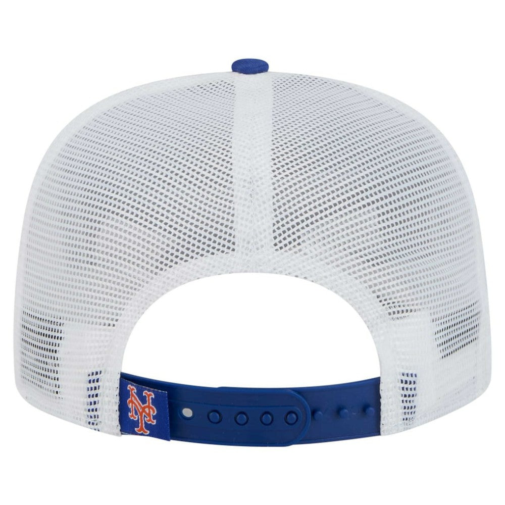 New York Mets 9FIFTY A-Frame Trucker Snapback Hat Royal | New Era