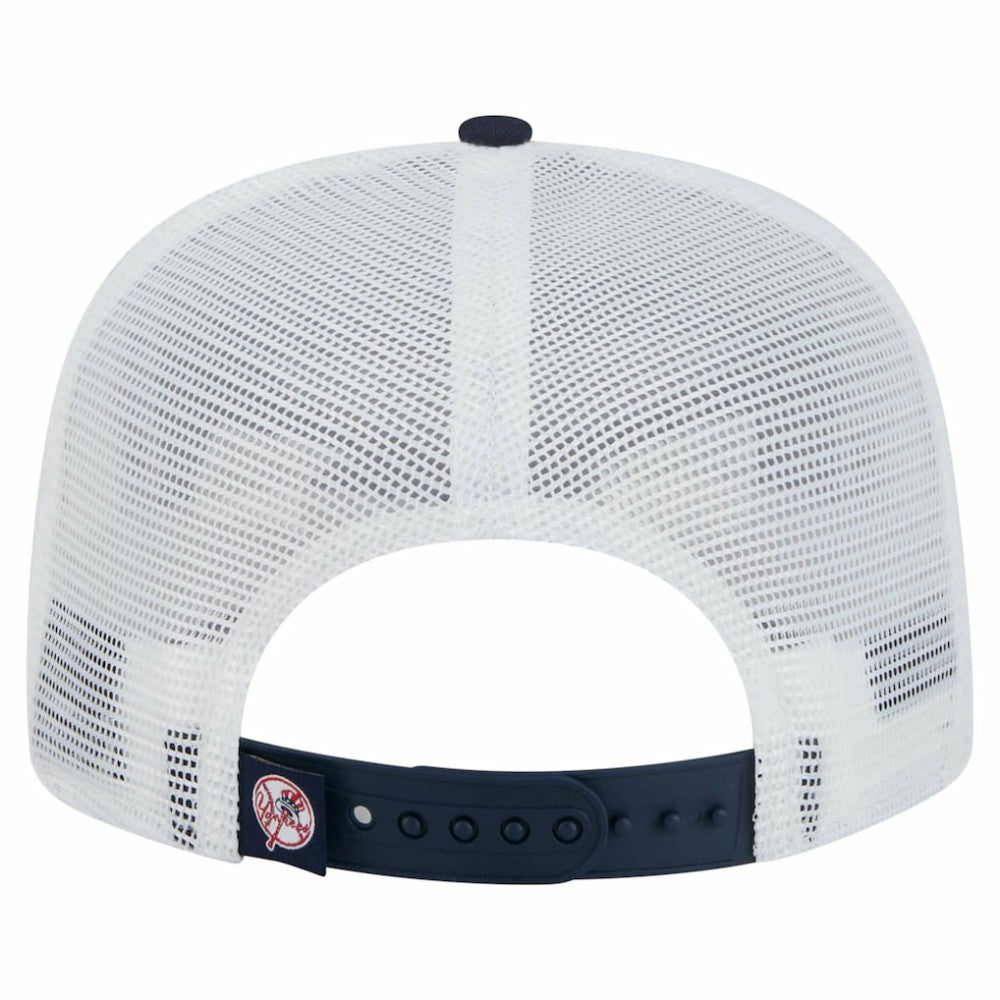 New York Yankees 9FIFTY A-Frame Trucker Snapback Hat Navy | New Era