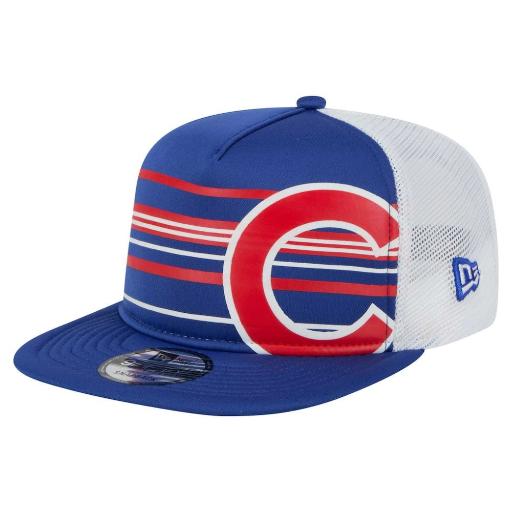 Chicago Cubs 9FIFTY A-Frame Trucker Snapback Hat Royal | New Era