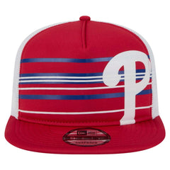 Philadelphia Phillies 9FIFTY A-Frame Trucker Snapback Hat Red | New Era