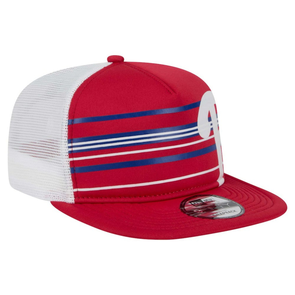 Philadelphia Phillies 9FIFTY A-Frame Trucker Snapback Hat Red | New Era
