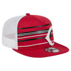 Cincinnati Reds 9FIFTY A-Frame Trucker Snapback Hat Red | New Era