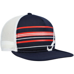 Atlanta Braves A-Frame Trucker 9FIFTY Snapback Hat Navy | New Era
