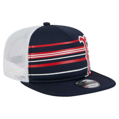 Boston Red Sox 9FIFTY A-Frame Trucker Snapback Hat Navy | New Era
