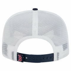 Boston Red Sox 9FIFTY A-Frame Trucker Snapback Hat Navy | New Era