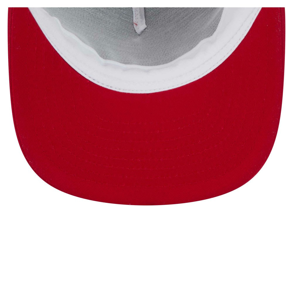 Los Angeles Angels 9FIFTY A-Frame Trucker Snapback Hat Red | New Era