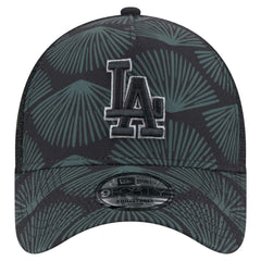 Los Angeles Dodgers 9FORTY A-Frame Trucker Adjustable Hat Black | New Era
