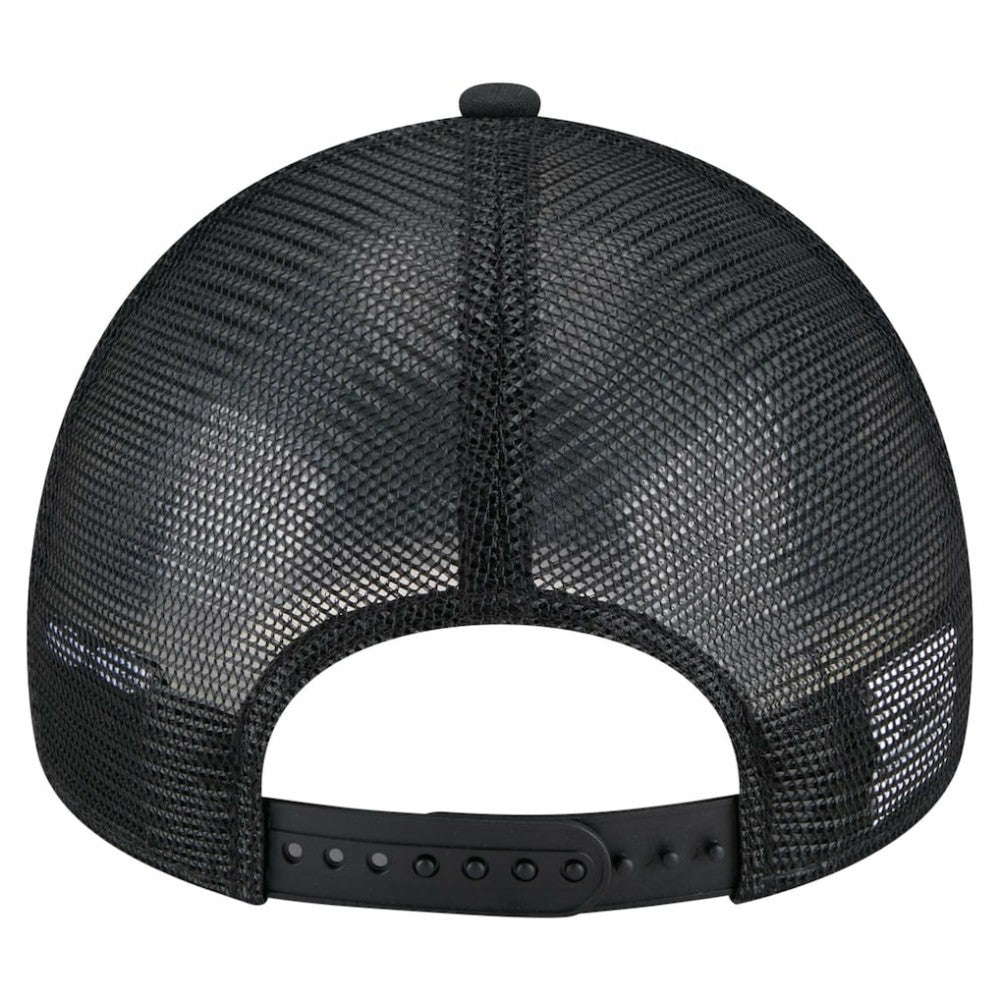 Atlanta Braves 9FORTY A-Frame Trucker Adjustable Hat Black | New Era
