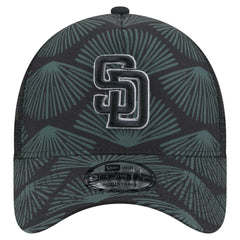 San Diego Padres 9FORTY A-Frame Trucker Adjustable Hat Black | New Era