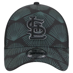 St. Louis Cardinals 9FORTY A-Frame Trucker Adjustable Hat Black | New Era