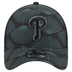 Philadelphia Phillies 9FORTY A-Frame Trucker Adjustable Hat Black | New Era