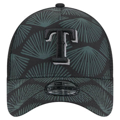 Texas Rangers 9FORTY A-Frame Trucker Adjustable Hat Black | New Era