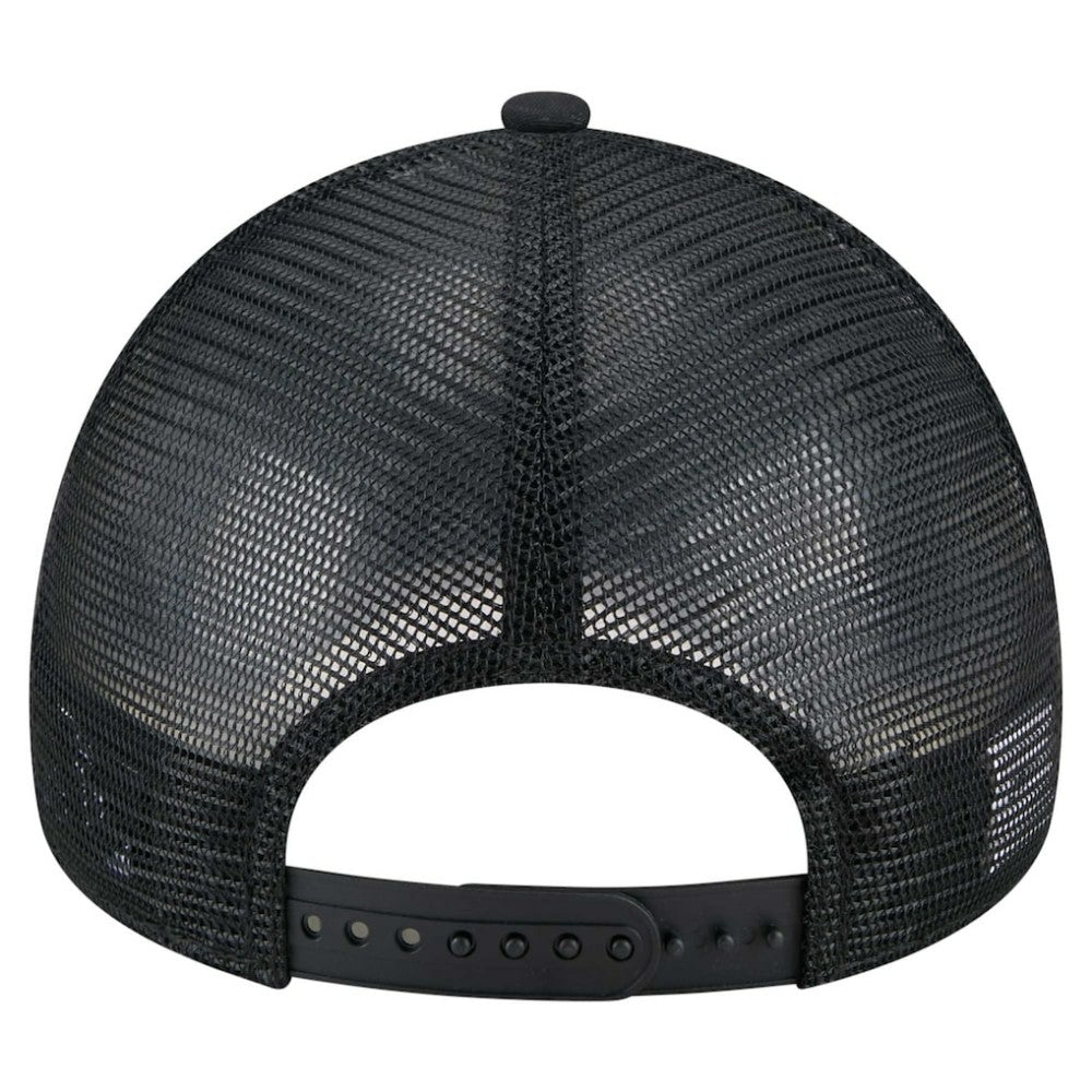 Texas Rangers 9FORTY A-Frame Trucker Adjustable Hat Black | New Era