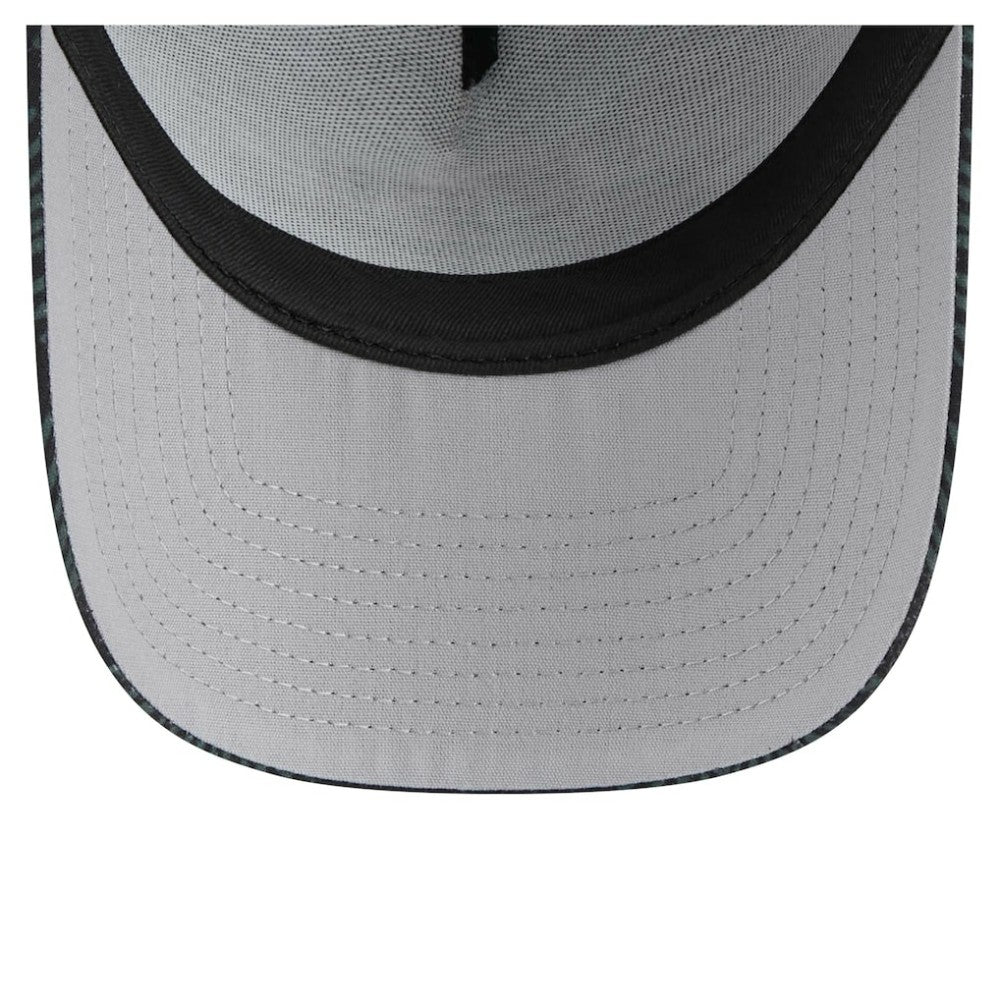 Texas Rangers 9FORTY A-Frame Trucker Adjustable Hat Black | New Era