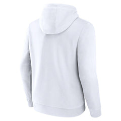 Utah Mammoth Fanatics Draft Logo Pullover Hoodie White