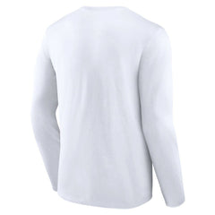 Utah Mammoth Fanatics Draft Logo Long Sleeve T-Shirt White