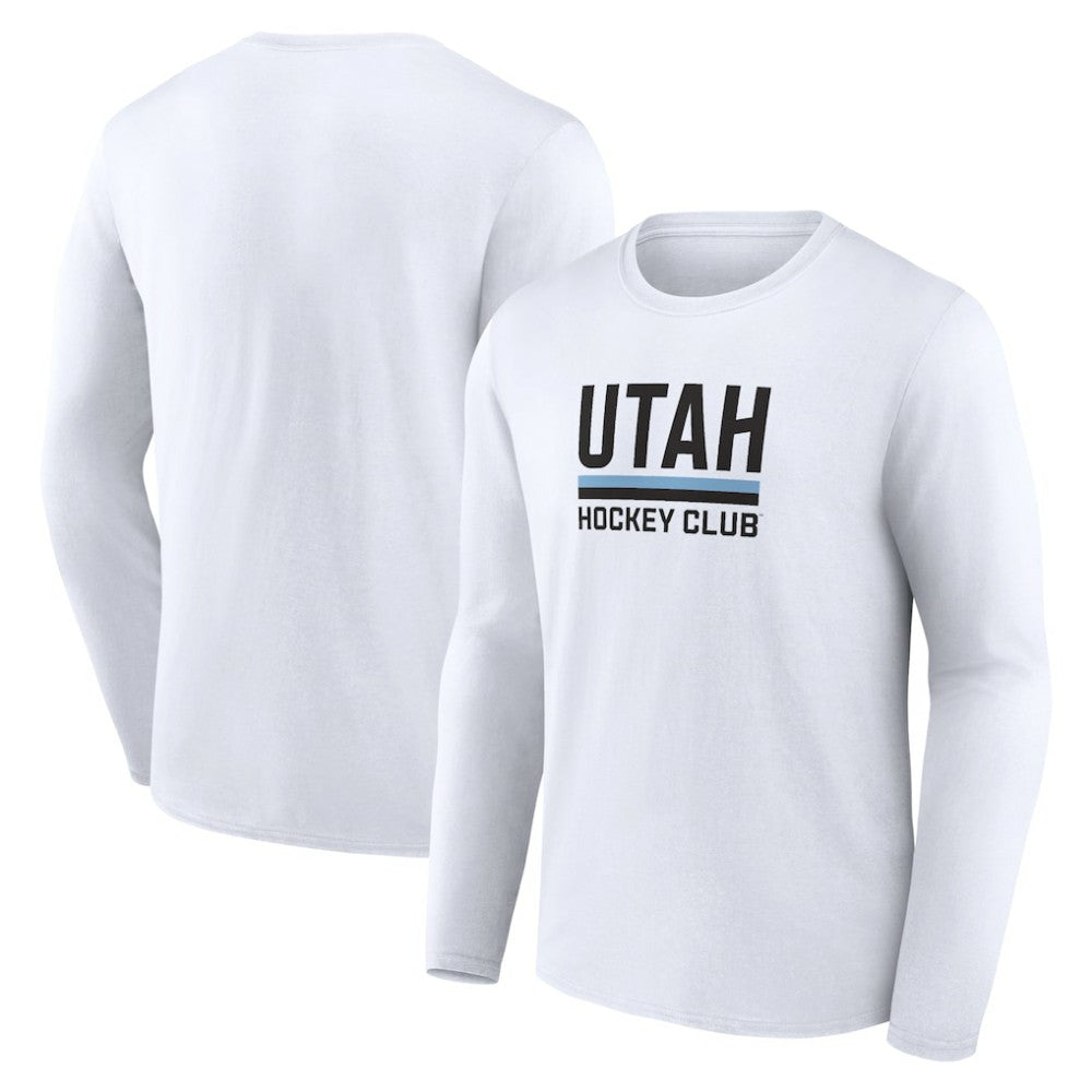 Utah Mammoth Fanatics Secondary Logo Long Sleeve T-Shirt White