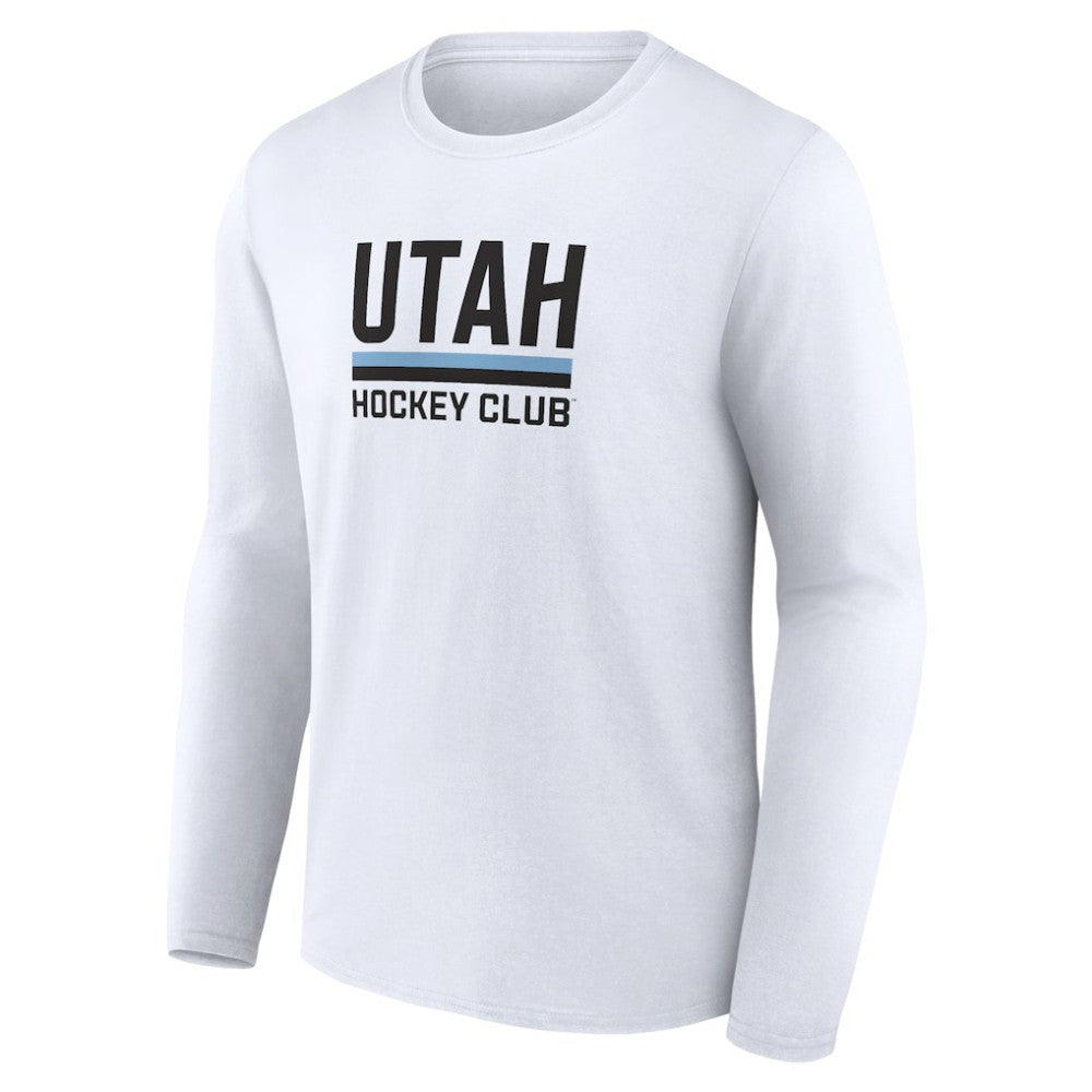 Utah Mammoth Fanatics Secondary Logo Long Sleeve T-Shirt White