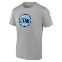 Utah Mammoth Fanatics Draft Logo T-Shirt Heather Gray