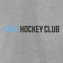Utah Mammoth Fanatics Wordmark Logo T-Shirt Heather Gray
