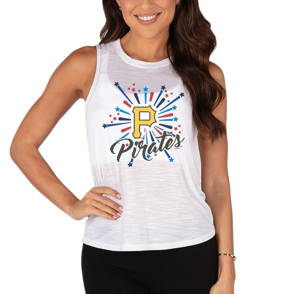 Pittsburgh Pirates Concepts Sport Women's Infuse Tank Top White