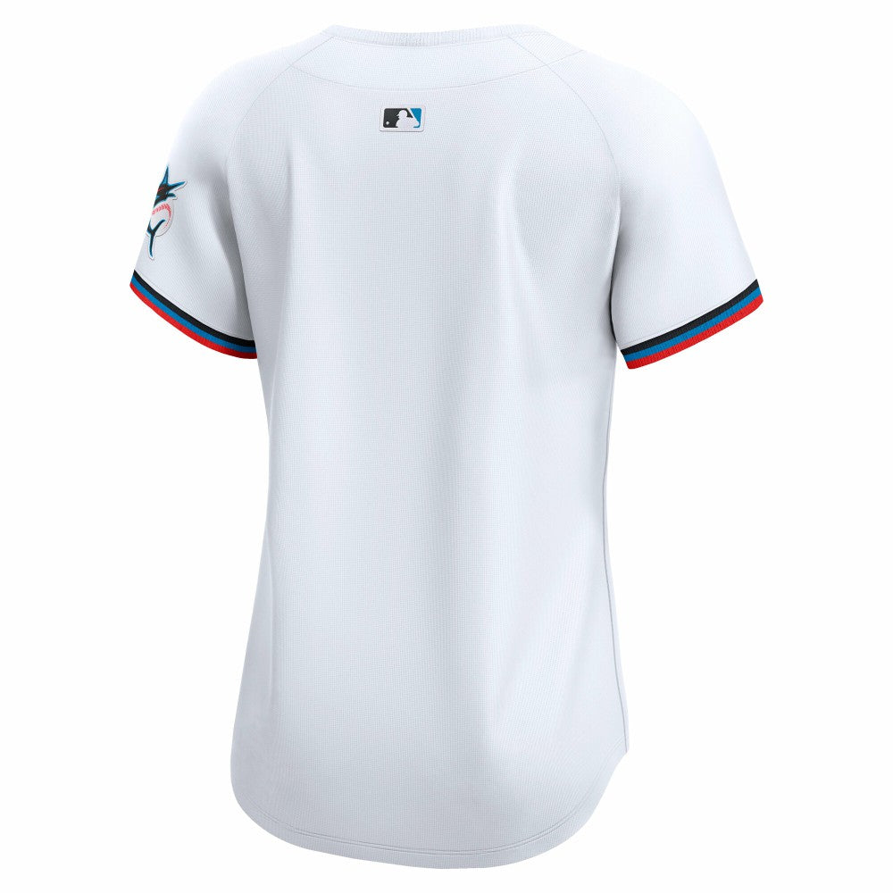 Miami Marlins Women's Home Limited Jersey White | Nike