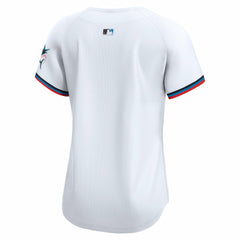 Miami Marlins Women's Home Limited Jersey White | Nike