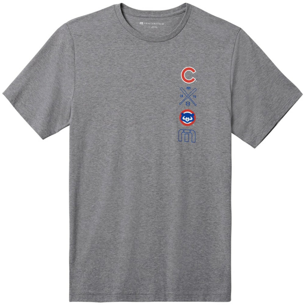 Chicago Cubs TravisMathew Sunset Slam T-Shirt Gray