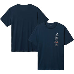 Atlanta Braves TravisMathew Sunset Slam T-Shirt Navy