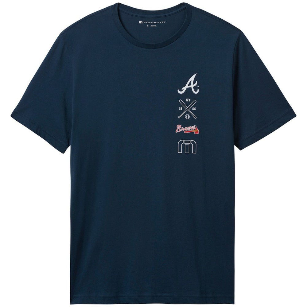 Atlanta Braves TravisMathew Sunset Slam T-Shirt Navy