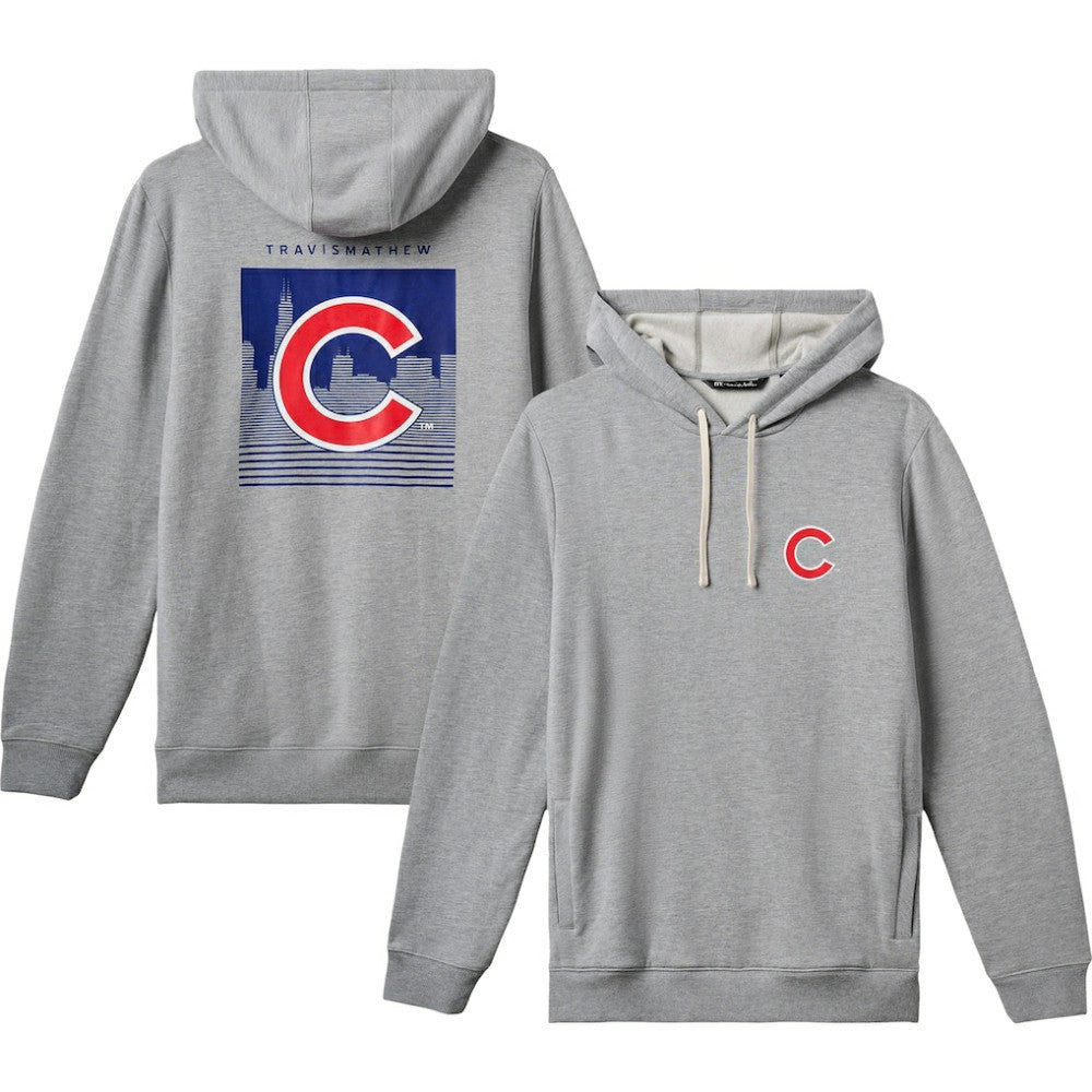 Chicago Cubs TravisMathew Cloud Pullover Hoodie Gray