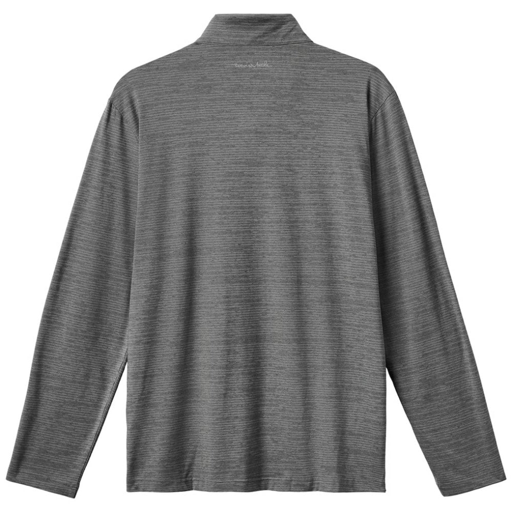 Texas Rangers TravisMathew The Heater Quarter-Zip Pullover Top Gray