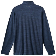 Atlanta Braves TravisMathew The Heater Quarter-Zip Pullover Top Navy