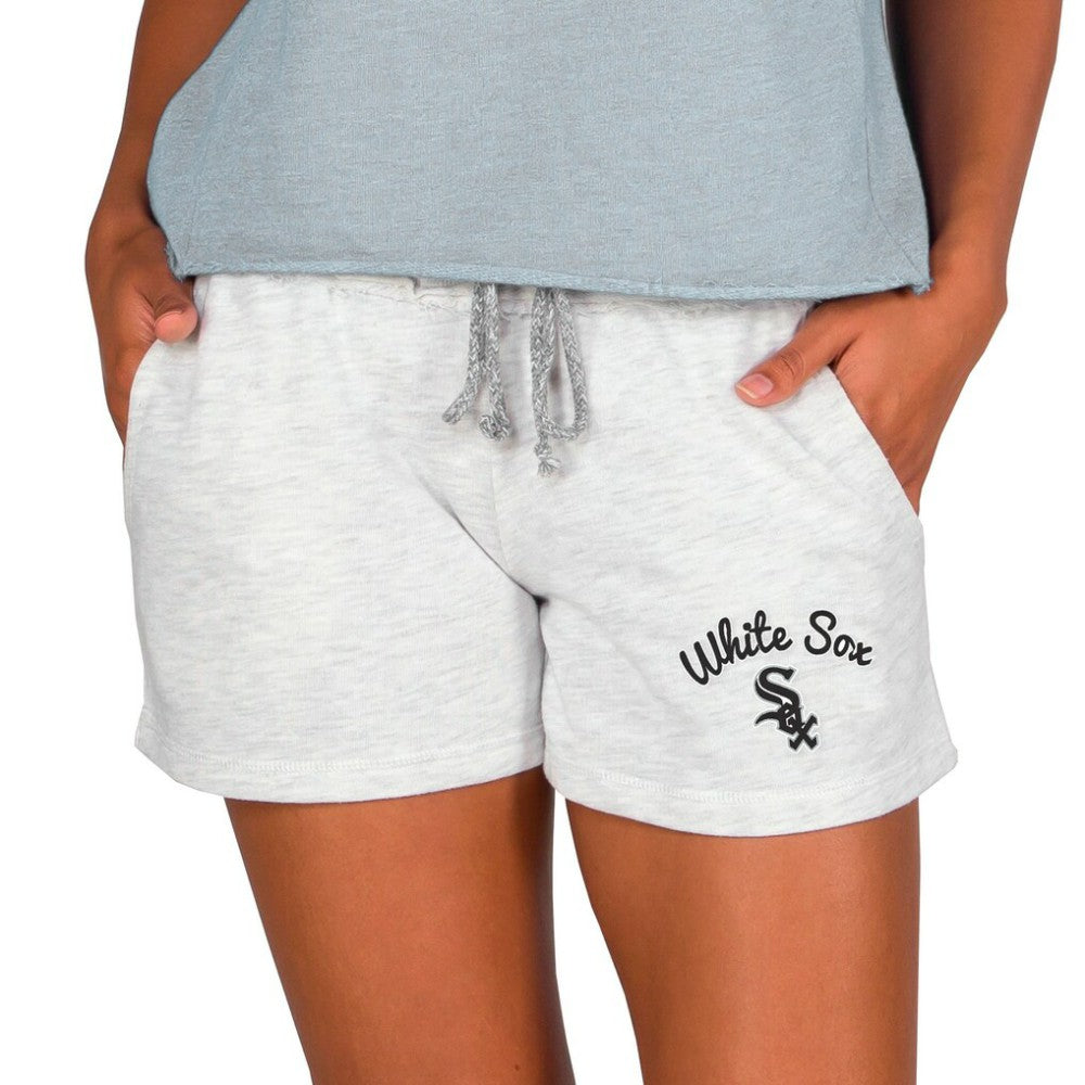 Chicago White Sox Concepts Sport Women's Mainstream French Terry Tri-Blend Shorts Ash