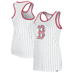 Boston Red Sox Women's Gameday Pinstripe Tank Top White | New Era