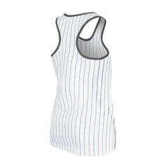 Los Angeles Dodgers Women's Gameday Pinstripe Tank Top White | New Era